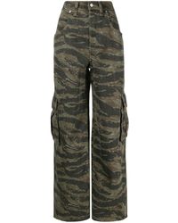 Alexander Wang - Camouflage-print Cargo Jeans - Lyst