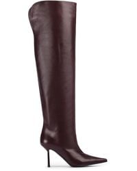 Le Silla - Bella 120Mm Pointed-Toe Leather Boots - Lyst