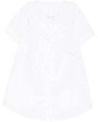 JNBY - Twisted Lace-Trim Dress - Lyst