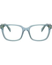 Prada - Brille Mit Eckigem Gestell - Lyst