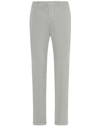 Kiton - Belt-Loop Logo-Patch Tailored Trousers - Lyst