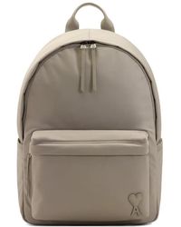 Ami Paris - Wattierter Marcel Rucksack Mit Logo-Patch - Lyst