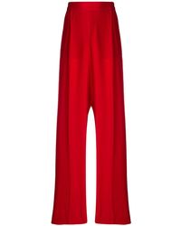 Stella McCartney - High-Waisted Wide-Leg Trousers - Lyst