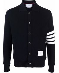 Thom Browne - 4-Bar Cashmere Cardigan - Lyst