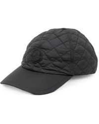 Moncler - Cappello Da Baseball Trapuntato A Rombi - Lyst