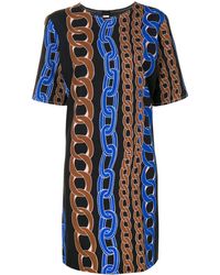 Marni Jurk Met Kettingprint - Zwart