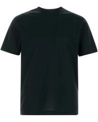 Canali - Cotton Crew-Neck T-Shirt - Lyst