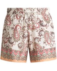 Etro - Polyester Swim-Trunk Roma - Lyst