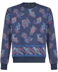 Etro - Paisley-print Cotton Sweatshirt - Lyst