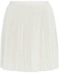 Lacoste - Pleated Mini Skirt - Lyst