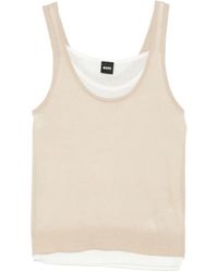 BOSS - Débardeur À Design Superposé - Lyst