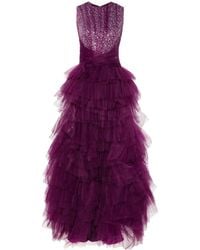 Gemy Maalouf - Sequin-Embellished Ruffled Gown - Lyst