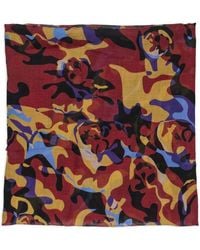 McQueen - Sciarpa Con Motivo Camouflage - Lyst