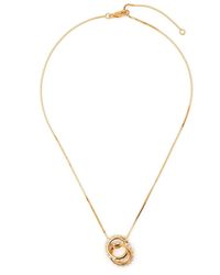 Rachel Jackson - Eternity Rings Studded Pearl Necklace - Lyst