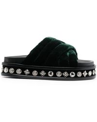 Toga - Sandali Slides Con Borchie 50Mm - Lyst