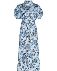 Erdem - Frederick Floral-print Cotton Midi Dress - Lyst