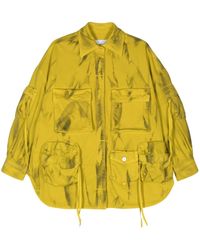 The Attico - Fern Tie-dye Shirt Jacket - Lyst