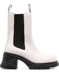 Dames Schoenen voor voor Laarzen voor Overknee laarzen Karl Lagerfeld Lana Gewatteerde Enkellaarzen in het Zwart 