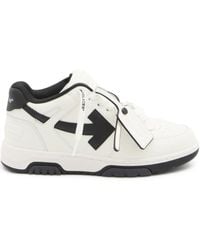 Off-White c/o Virgil Abloh - Out Of Office Leren Sneakers Met Logo - Lyst