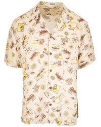 Faherty - Camicia Kona Camp A Maniche Corte Con Stampa - Lyst