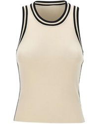 Kaos - Icona Contrast-Trim Tank Top - Lyst