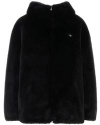 Prada - Veste En Fourrure Artificielle - Lyst