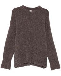 Private 0204 - Bouclé Crew-Neck Sweater - Lyst