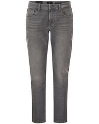 7 For All Mankind - Belt-Loop Buttoned Jeans - Lyst