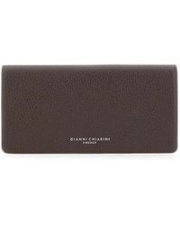 Gianni Chiarini - Grain Pebbled Leather Wallet - Lyst