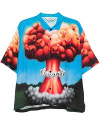 Brain Dead - Graphic-Print Short-Sleeve Shirt - Lyst