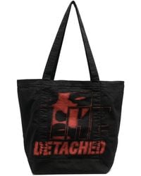 Raf Simons - Schultertasche Mit Grafischem Print - Lyst