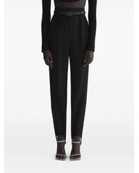 Mugler - Stirrup Pleated Trousers - Lyst