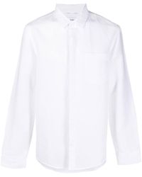 Calvin Klein - Camisa con bolsillo de manga larga - Lyst
