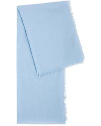 AMA Pure - Fringed-Trim Cashmere Scarf - Lyst