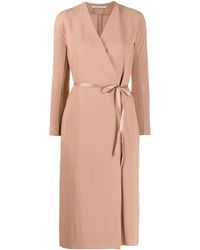 Agnona Wikkeljurk Van Crepe - Meerkleurig