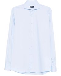Karl Lagerfeld - Long-Sleeve Cotton Shirt - Lyst