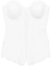 GIUSEPPE DI MORABITO - Haut-Bustier À Fleurs En Dentelle - Lyst