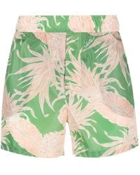 Valentino Garavani - Pineapple-Print Swim Shorts - Lyst