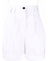 Forte Forte - High-waisted Pleated Shorts - Lyst