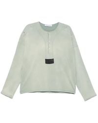 Kiko Kostadinov - Sargo Long-Sleeve Henley T-Shirt - Lyst