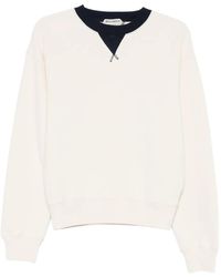JW Anderson - Contrast Crew Neck Knitwear - Lyst