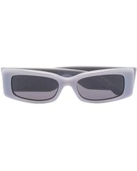 Balenciaga - Square-Frame Logo-Print Sunglasses - Lyst