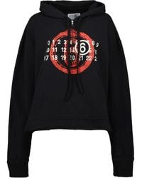 MM6 by Maison Martin Margiela - Hoodie À Numéro Signature - Lyst