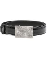 Alessandra Rich - ビジュートリム レザーベルト - Lyst