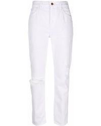 Washington DEE-CEE U.S.A. - Slim-Cut Ripped Jeans - Lyst