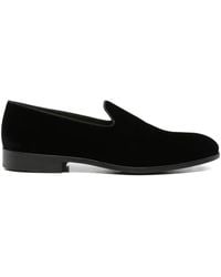 Doucal's - Velvet-Effect Loafers - Lyst