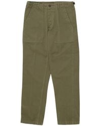 Fortela - Newfatigue Herringbone-Cotton Trousers - Lyst