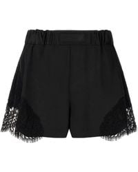 Versace - Lace-Insert Shorts - Lyst