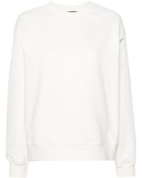 Fabiana Filippi - Satin-trim Cotton Sweatshirt - Lyst