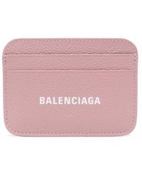 Balenciaga - Cash Logo-print Cardholder - Lyst
